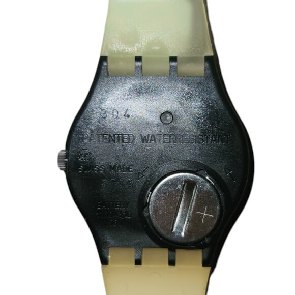 Vintage Swatch unisex Watch "BIG ENUFF" GB151 with Case and Papers. 1993… - Picture 6 of 8